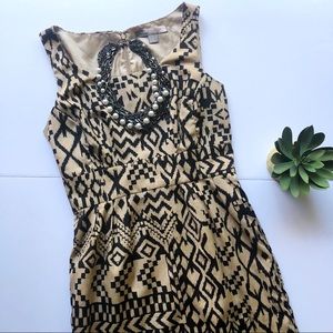 Ikat Print Dress